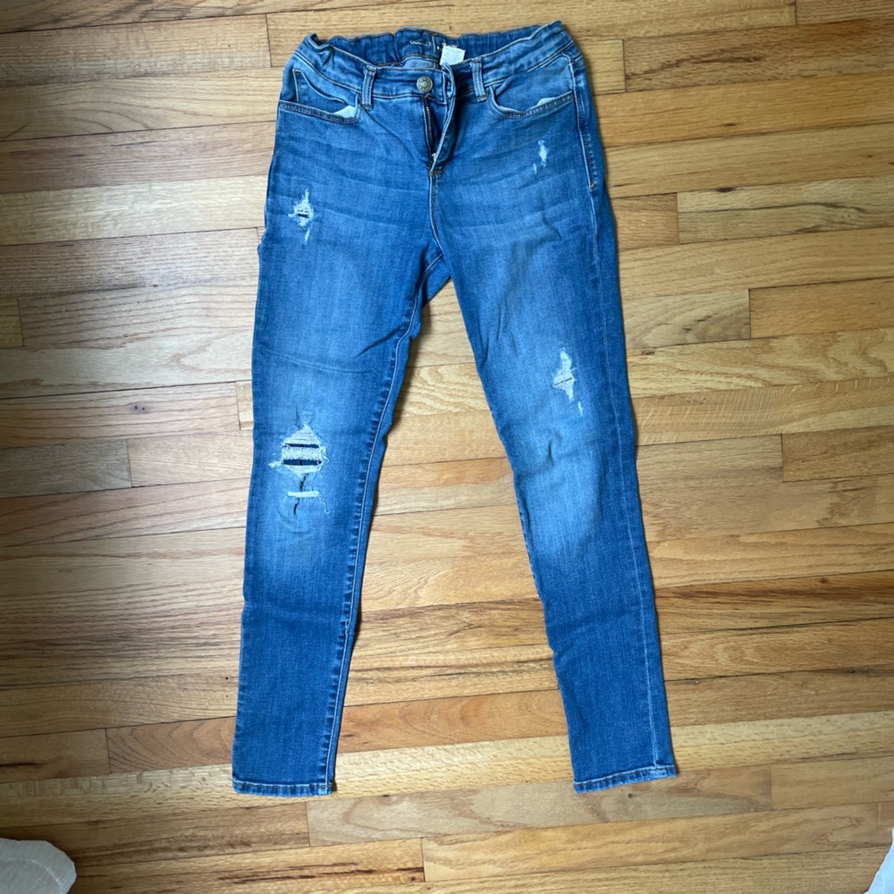 GAP Kids Blue Distressed Jeans